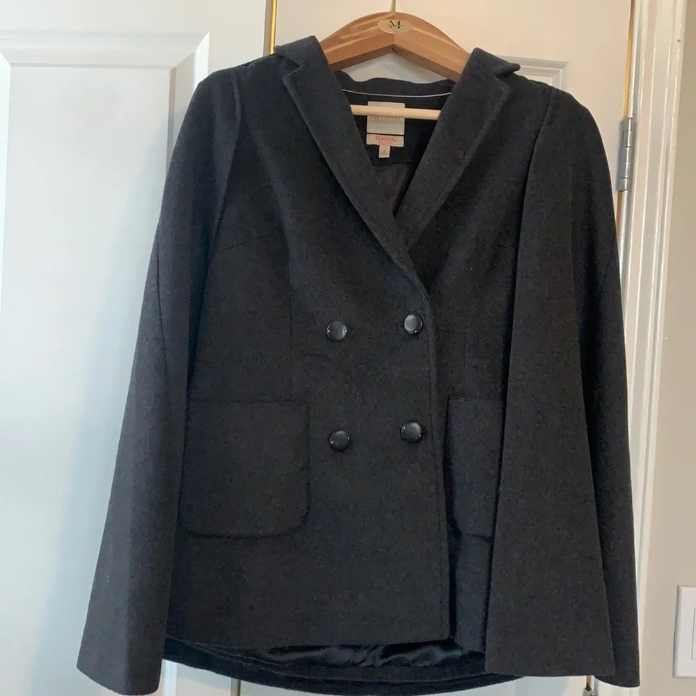 Grey cape jacket - Picture 1 of 2